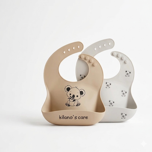 Adaptive Silicone Feeding Bib