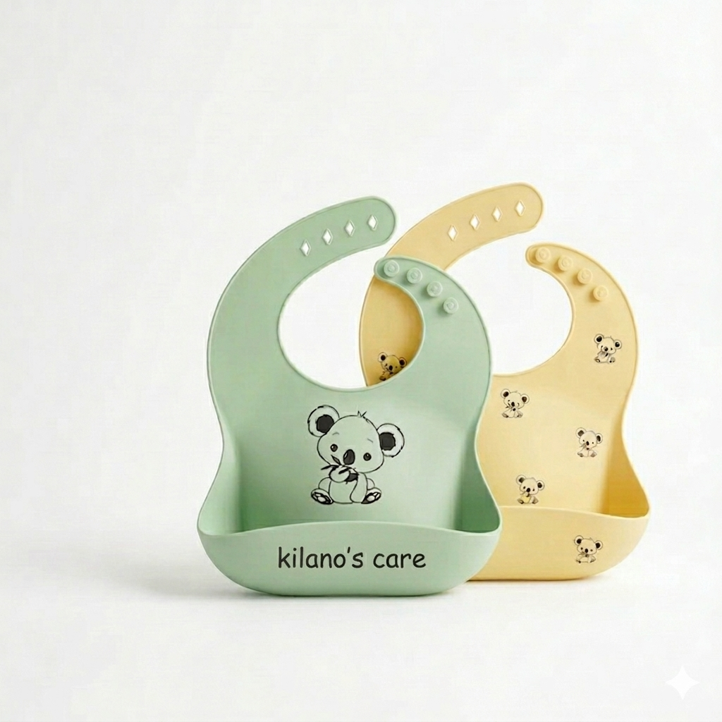 Adaptive Silicone Feeding Bib